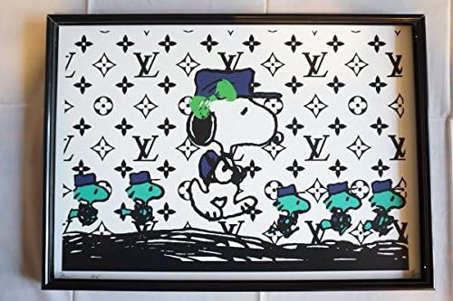 Amazon Co Jp 新品 16年版 世界限定100枚 スヌーピー ルイヴィトン ピーナッツ Snoopy Lv Vuitton 作者サイン有 証明書付属 ポスター ホビー 通販