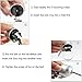Retro Bike Bell for Adults Womens Kids, 1Pcs Vintage Road Bycicle Handlebar Stainless Steel Spurcycle Bells Brass Mountain Bikes Horn for Cycling Riding, Bike Bells, Black