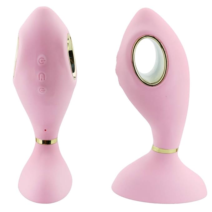 LLLL ZX Erwachsener Liefert USB-Aufladungssilikonbrustpumpe Weibliches Masturbationsmassagegerät, Das Vibrator Saugt XZ,Rosa,