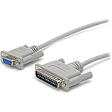 StarTech.com 10 ft Cross Wired DB9 to DB25 Serial Null Modem Cable - F/M - Null Modem Cable - DB-9 (F) to DB-25 (M) - 10 ft (