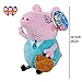 Peppa Pig Characters,Original Soft Toys:Daddy,Mummy,Peppa &George Pig Available (Daddy Pig)