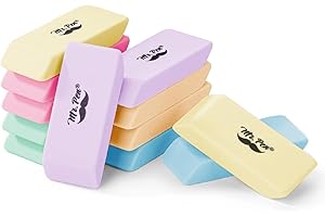 Mr. Pen- Erasers, Pencil Eraser, 12 Pack, Pastel Colors, Eraser, Erasers for Drawing, Eraser Pencil, Pencil Erasers, Erasers 