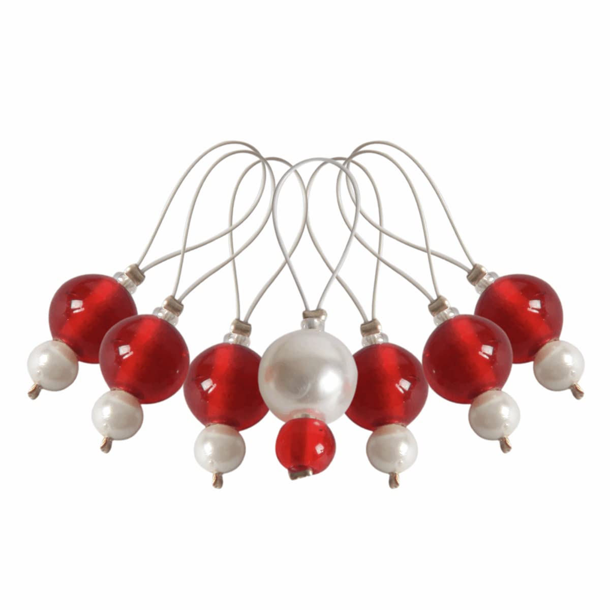 KNIT PRO KP10937 Zooni: Bead Stitch Markers: Amaranth