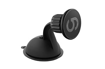 grooveclip Dash Magnet Handy-Halterung, Magnetisch für Armaturenbrett/Windschutzscheibe, universell, mit Steckmechanismus, Ge