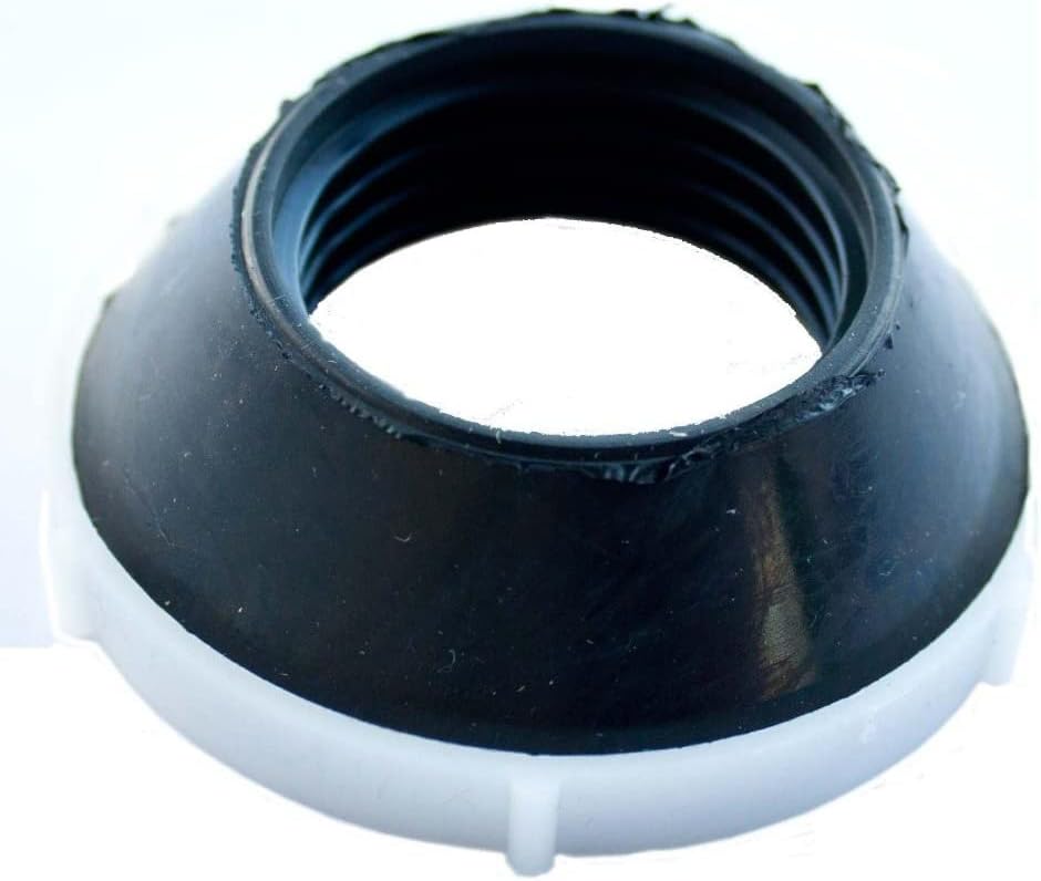 Oracstar W202 1 1/4 Inch Basin Waste Washer Pack of 6 Spacers Black White