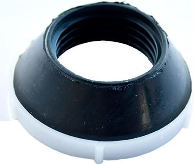 Oracstar W202 1 1/4 Inch Basin Waste Washer Pack of 6 Spacers Black White