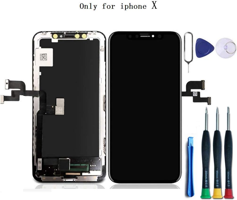 inch ... A1902) kit X Replacement A1901 Screen Touch Screen iPhone Replacement Compatible 5.8 Premium with A1865 Repair Screen Display digitizer  (Model
