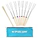Sport Zone “10 Piece KIT” Marshmallow Roasting Stick with 8 Piece 32″ Telescoping Smores Skewers with Canvas Bagthumb 4