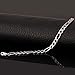 U7 Flat Link Chain 5mm Stainless Steel Italy Figaro Chain Necklace for Men -26 Inch