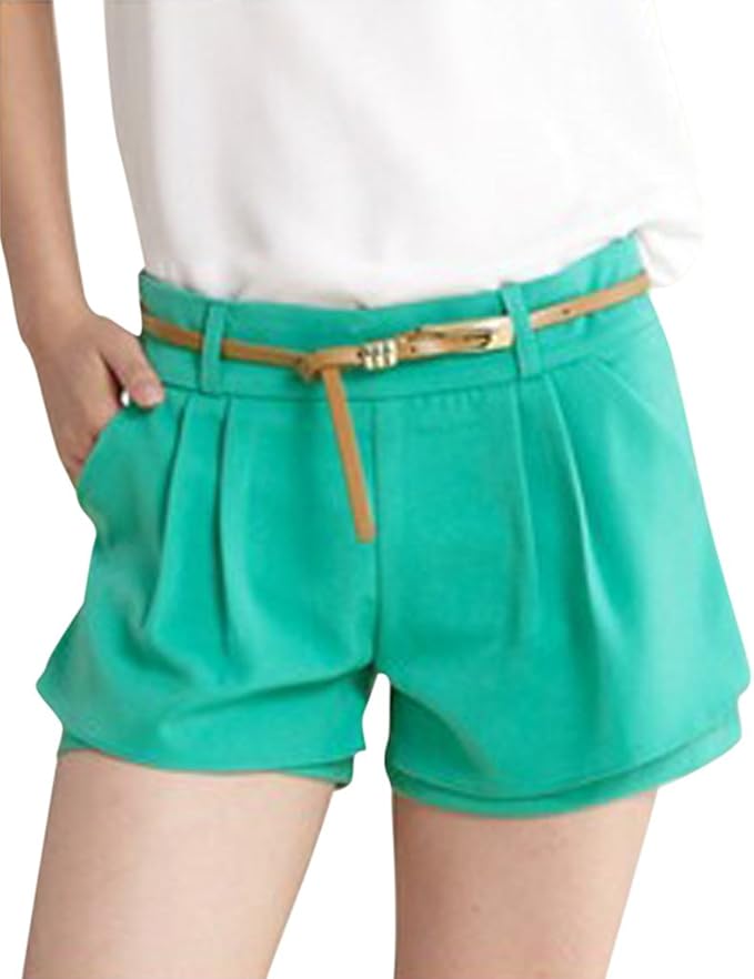 Women's Summer Casual Shorts Green Medium Amazon.ca Clothing, Shoes