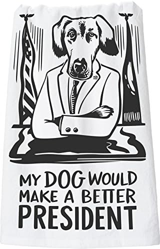 Primitives by Kathy LOL Dish Towel, 28 x 28, Dog