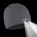 Panther Vision POWERCAP LED Beanie Cap 35/55 Ultra-Bright Hands Free LED Lighted Battery Powered Headlamp Hat - Grey Fleece (CUBWB-7677)