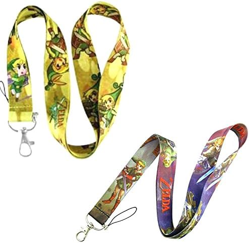 Legend of Zelda Keychain Lanyard Set of 2