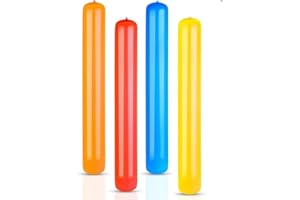 4Pcs Pool Inflatable Sticks, 41.3in Pool Noodles for Swimming Pools Adults Beach Lake Party, Pool Noodles Floats for Adults S