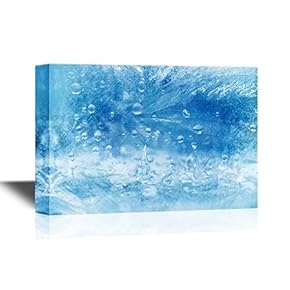Canvas Wall Art - Rain Water Drop Falling to The Floor - Gallery Wrap Modern Home Art | Ready to Hang - 12x18 inches