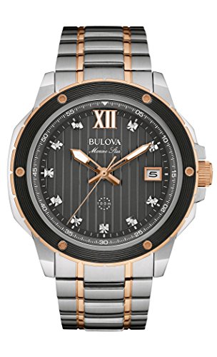 Bulova Men's Quartz Stainless Steel Dress Watch (Model: 98D127)