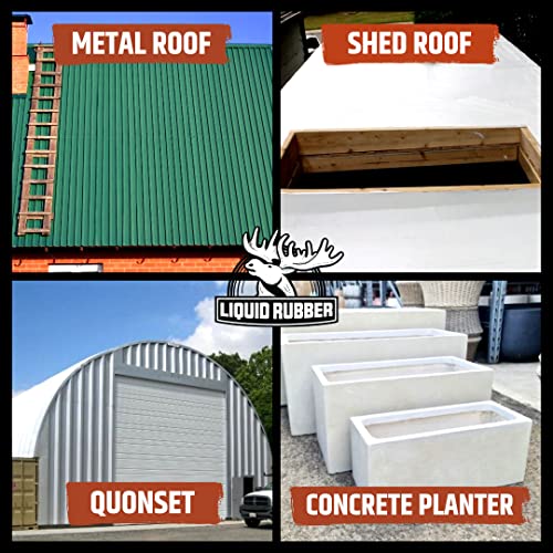 Liquid Rubber Color Sealant MultiSurface Leak Repair Indoor and