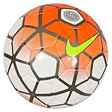 Nike Club Team Soccer Ball, White/Total Orange/Black