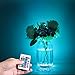 Puroma 2 Pack RGB Submersible LED Lights Remote Controlled, 16 Color Changing Waterproof Lights with 6 Batteries for Aquarium Swimming Pool Vase Base Fountain Garden Party Weeding Christmas Halloween