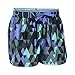 Under Armour Girls' Printed Play Up Shorts, Stealth Gray/Violet Storm, Youth Medium