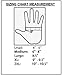 Open Knuckle Fingerless Brown Leather Motorcycle Gloves Large