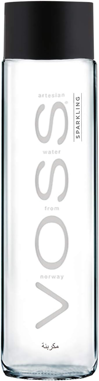 Água Mineral Natural Voss Com Gás 375ml por Voss