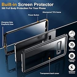 Temdan for Samsung Galaxy S10 Case, [with Built-in