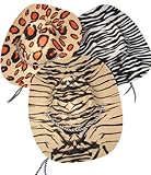 Foam Animal Print Cowboy Cowgirl Hats (1 dz)