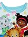 Daniel Tiger Toddler Girls Short Sleeve Poly Pajama Set (3T, Blue)