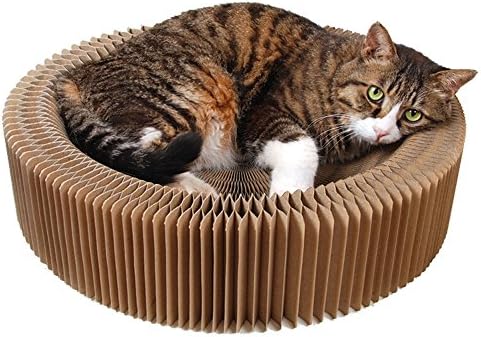 Aolan Cat Scratcher and Bed Cat Scratcher Scratch, Snuggle, and Rest