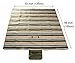 yodo Outdoor Picnic Blanket Water-Resistant for Camping Hiking Festivals,Spring Summer Olive Stripe