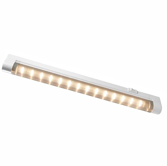 LED Light Fitting Strip Light Under Shelf Switched 3w LED Link