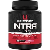 Unmatched Intra Workout Powder | Carbohydrate, Electrolyte, L-Glutamine, & Vegan EAA Mix | for Hydration & Endurance | Natural Flavors & Sweeteners | 20 Servings (Fruit Punch)