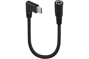 Smarkey 12V Heated Jacket Battery Step-Up Adapter Charger Cable Compatible with Milwaukee, M12, Makita, Snapon, Metabo, Craftsman, AEG Gear (TypeC Stepup 12V 15cm Cable)