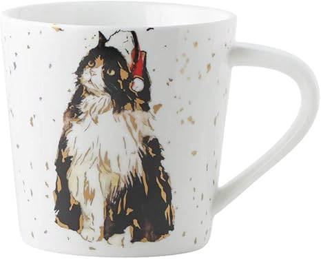 Amazon Co Jp Moecat マグカップ 電子レンジ対応 コーヒー カップ かわいい 猫 高級品 プレゼント 480ml ハチワレ猫 ホーム キッチン