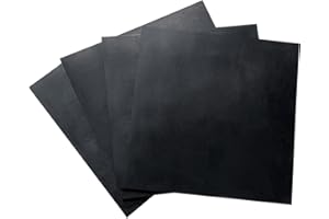 ZSUCUN 4 Pieces Anti Vibration Pads 1/8 in Thick X 4 in X 4 in, Neoprene Rubber Pads, Hard Rubber Block for Anti-Slip, Shock Absorption, Protection