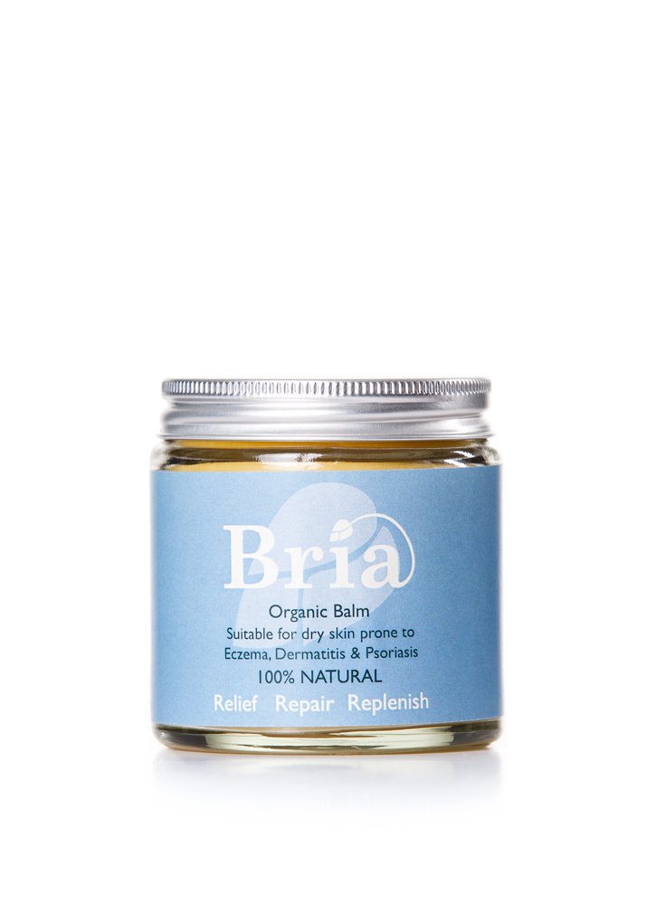 Bria 100% Natural Organic Soothing Balm for Eczema Prone & Dry Skin suitable for Adults, Children & Babies – Scent Free (120ml)