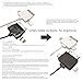 LinkS 2 pack 3-in-1 USB Sync & Charger Retractable Cable Designed for All iPhones, iPods, iPads, Androids, Bluetooth Headsets, BlackBerry (30pin + 8pin Lightning + Micro USB) (White and Black kit)