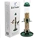 Twinkle Star Classic Wild Bird Feeder Tube Feeder with 6 Feeding Ports, Squirrel Proof Bird Feeder (Green)