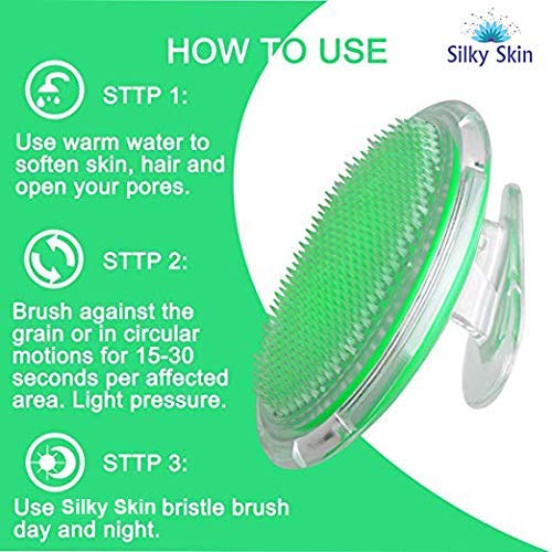 Exfoliating Brush To Treat And Prevent Razor Bumps And Ingrown