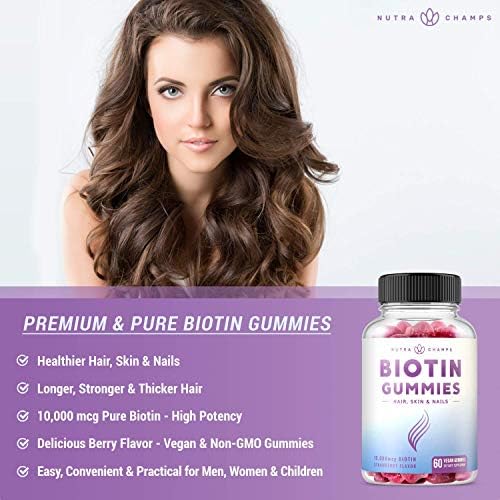 Finders Biotin Gummies 10 000mcg Highest Potency For Healthy