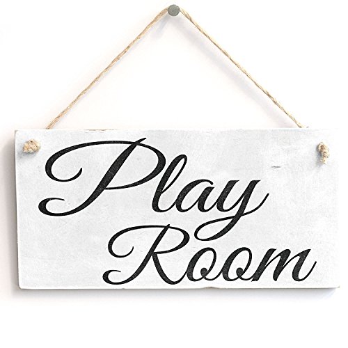 Meijiafei Play Room - Vintage PVC Sign/Plaque 10"x5"