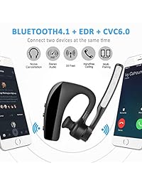 Auricular inalámbrico auricular bluetooth, manos libres inalámbrico auriculares auriculares in ear Reducción de ruido con micrófono para los conductores Talking, Business