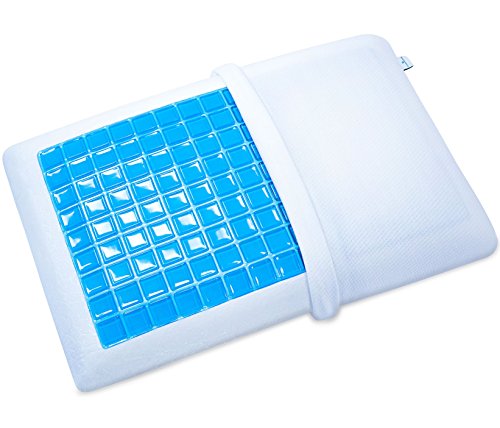 Pharmedoc memory foam pillow w/ cooling gel - orthopedi…