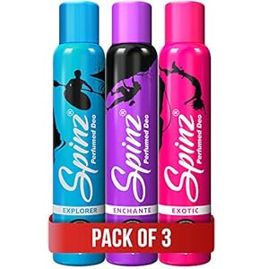 Spinz Deo, 150ml (Buy 2 Get 1 Free)