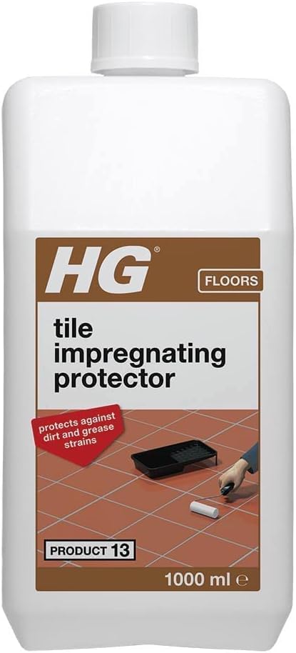 HG Tile Impregnating Protector 1L Unglazed Stone Sealer Grease Dirt Prevention
