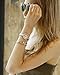 MAMONA Women's Watch Bracelet Gift Set Crystal Accented Ceramic/Stainless Steel L68008GT (Rose Gold)