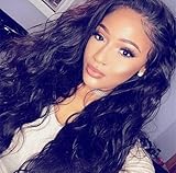 Echo Beauty Brazilian Virgin Hair Human Hair 130% Density Lace Human Hair Wigs For Black Women Brazilian Body Wave Lace Front Wig Glueless Lace Wigs 20inch
