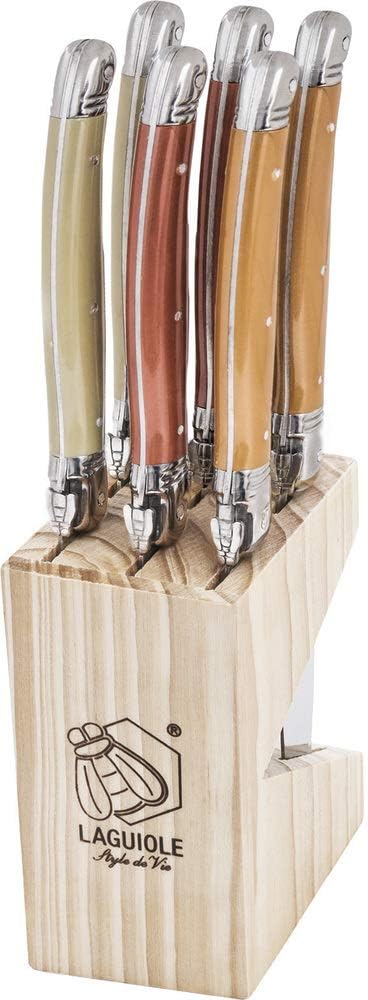 set di coltelli da bistecca laguiole 6 pezzi