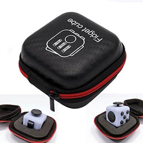 elefunlife Cube Toy Case For Stress Relief Fidget Cube Reduce Pressure Toy Zipper Box